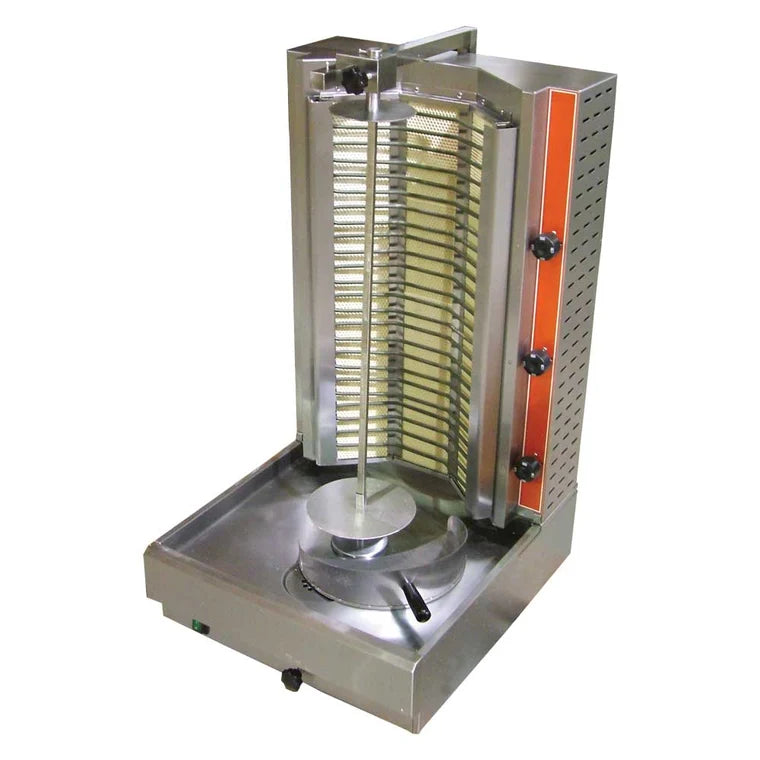 Cookline 4E 21 Inch 120 lb. 6,000W Electric Vertical Gyro Shawarma Broiler 220/240V