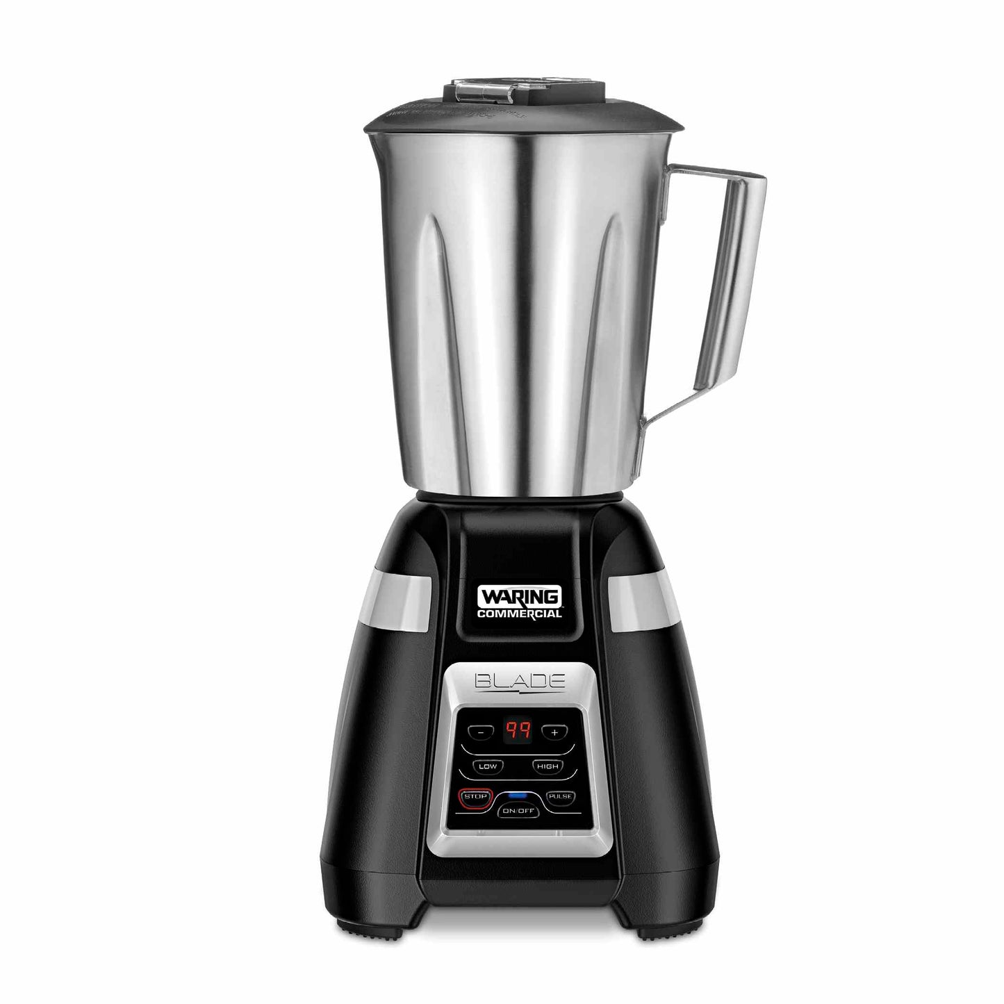 Waring BB340S Blade Series Commercial Blender with 48 oz. Stainless Steel Container and Electronic Touchpad Timer - 120V