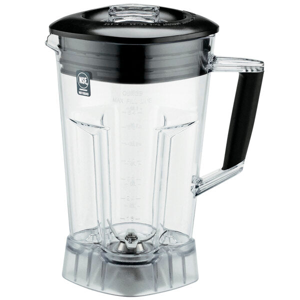 Waring CAC89 64 oz. High-Impact Polycarbonate Commercial Blender Container Assembly with Blade and Lid