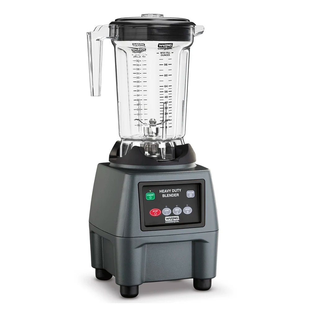 Waring CB15P Heavy-Duty One-Gallon 3-Speed Commercial Food Blender with Polycarbonate Container - 120V, 3.75 HP