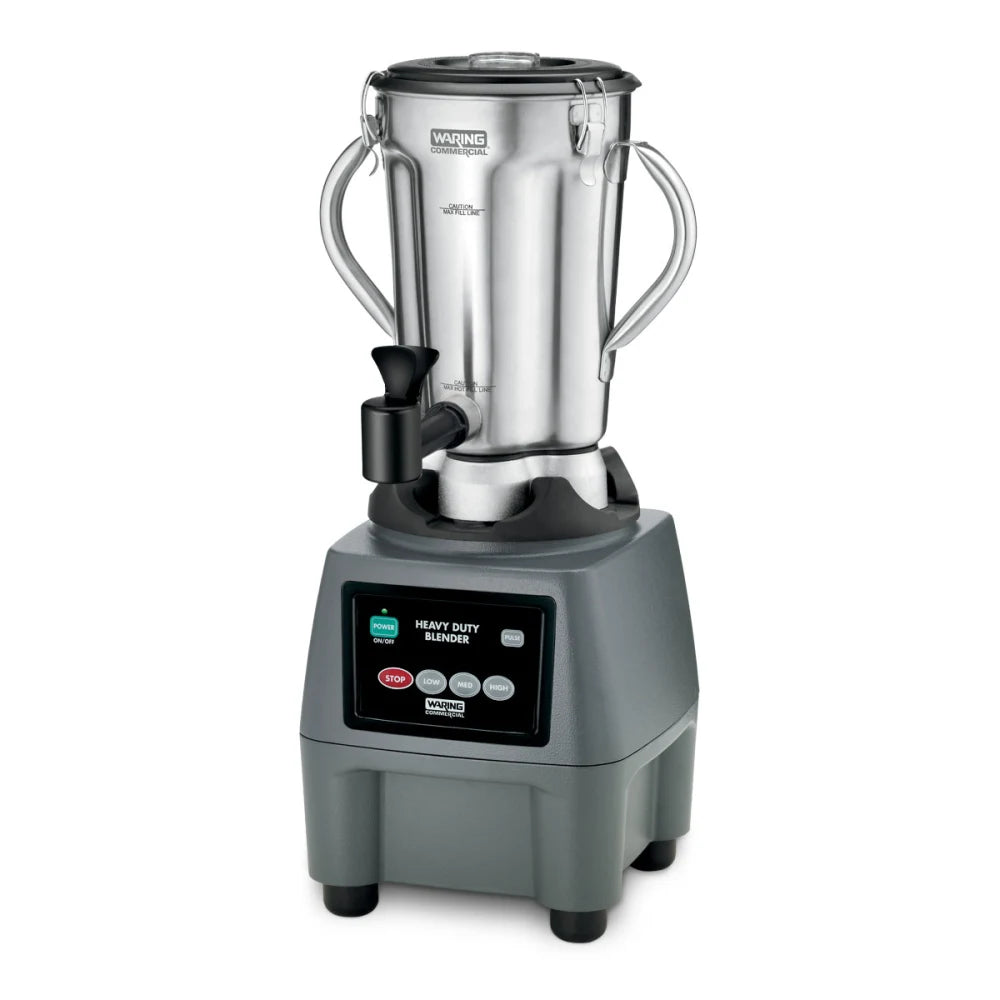 Waring CB15SF Heavy-Duty One-Gallon 3-Speed Commercial Food Blender with Safety Interlock - 120V, 3.75 HP