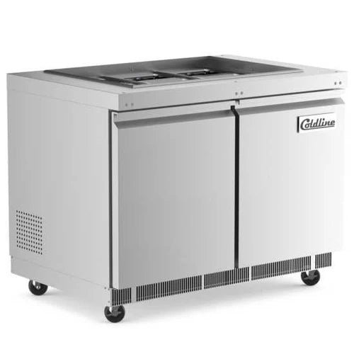 COLDLINE CBT-48 14 Cu.Ft. 47-Inch 2-Section Refrigerated Chef Base 33°F to 41°F