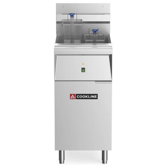 COOKLINE CF-40E-208-3 40 lb. Electric Floor Fryer - 208V, 3 Phase, 12 KW