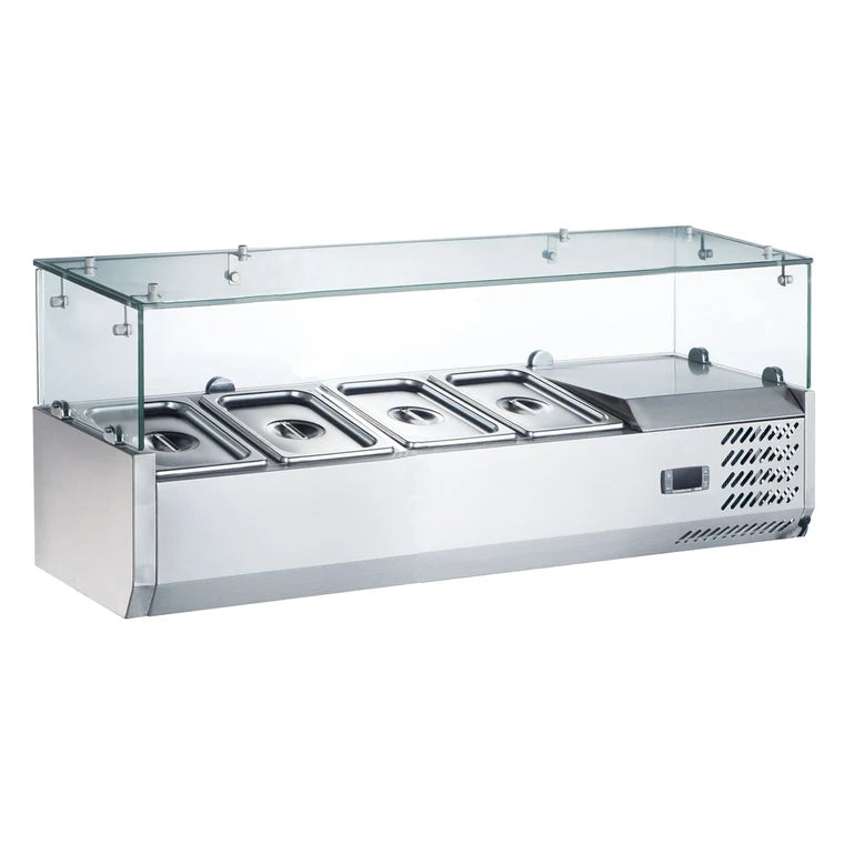 COLDLINE CTP48SG Refrigerated Sandwich Prep Table - 115V