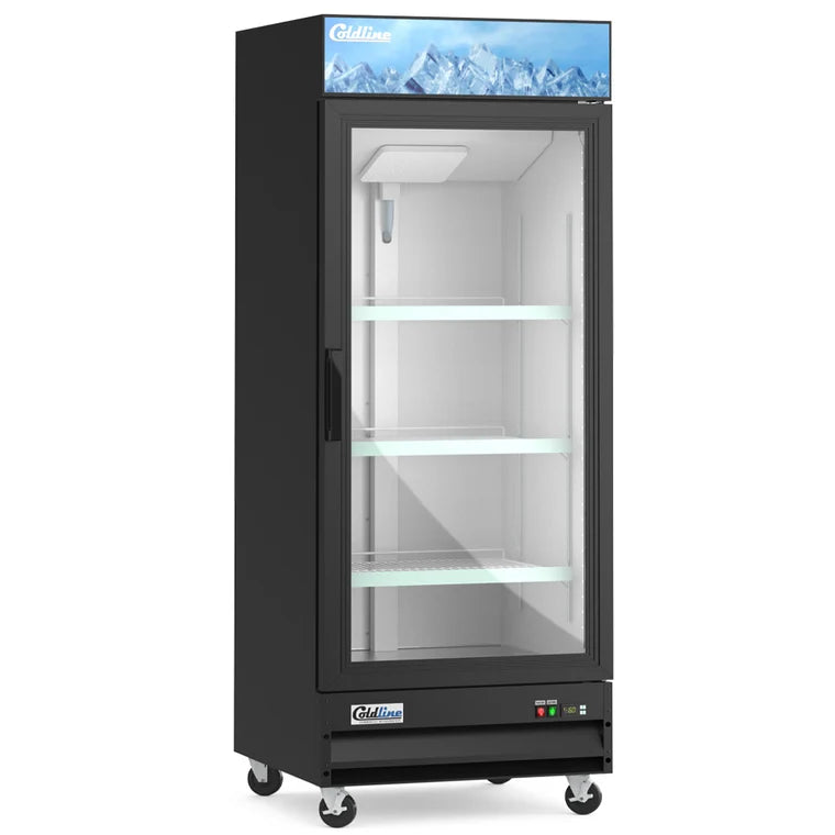 COLDLINE D10-B 8.3 Cu.Ft. 27-Inch 1 Solid Door Reach-In Freezer -10°F to 0°F