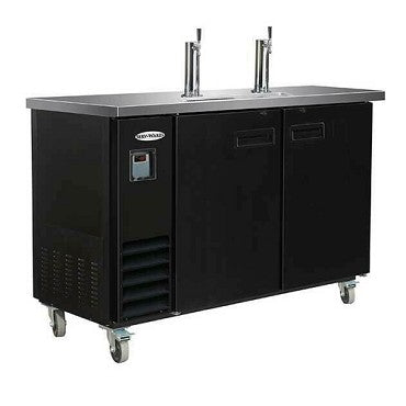 Serv-Ware DD49-2-HC Double-Tap Beer Dispenser 49"