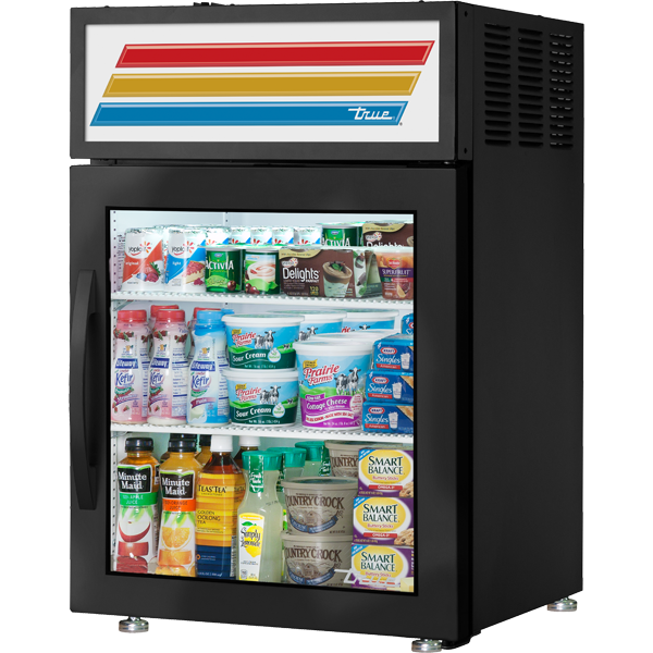 True GDM-05-HC FGD01 Glass Door Merchandiser, 5 cu.ft.