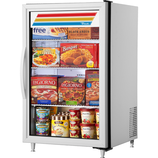 True GDM-07F-HC TSL01 Glass Door Freezer, 7 cu.ft.