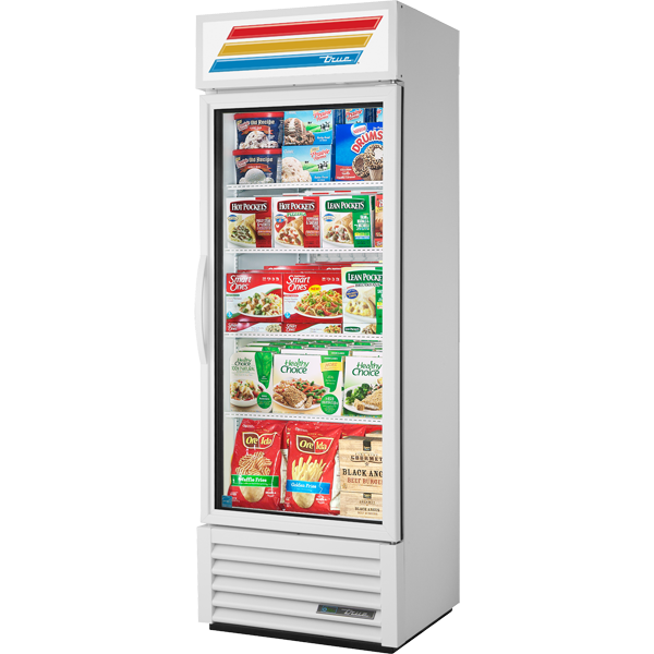 True GDM-19T-F-HC TSL01 Glass Door Freezer, 19 cu.ft., Tall