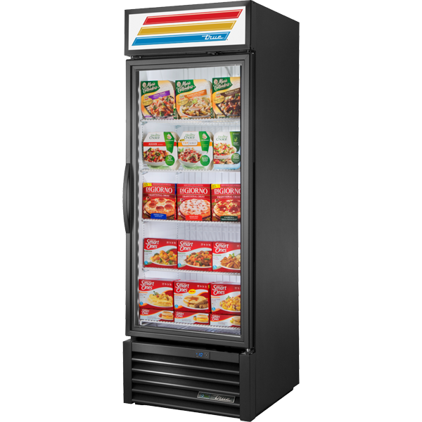 True GDM-23F-HST-HC TSL01 Glass Door Freezer, 23 cu.ft., High Shelf
