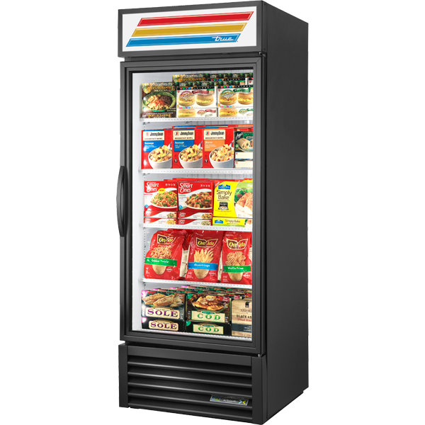 True GDM-26F-FLX-HC TSL01 Flex Glass Door Freezer, 26 cu.ft.