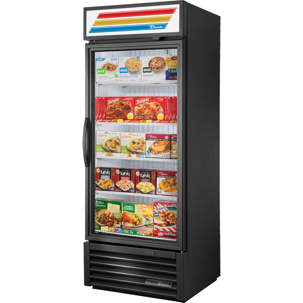 True GDM-26F-HST-HC TSL01 Glass Door Freezer, 26 cu.ft., High Shelf