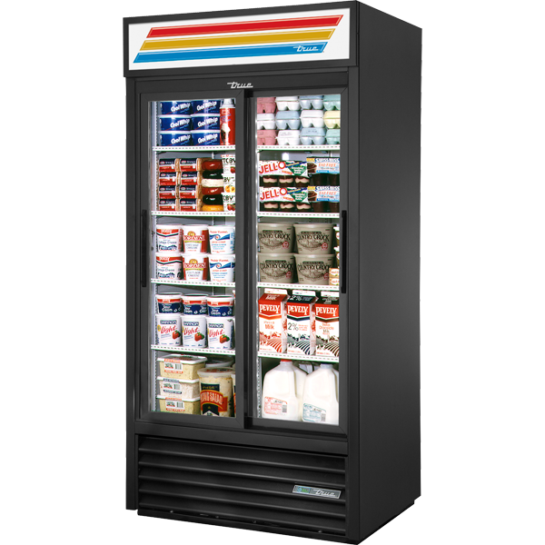 True GDM-33-HC-LD Glass Door Merchandiser, 33 cu.ft., LED