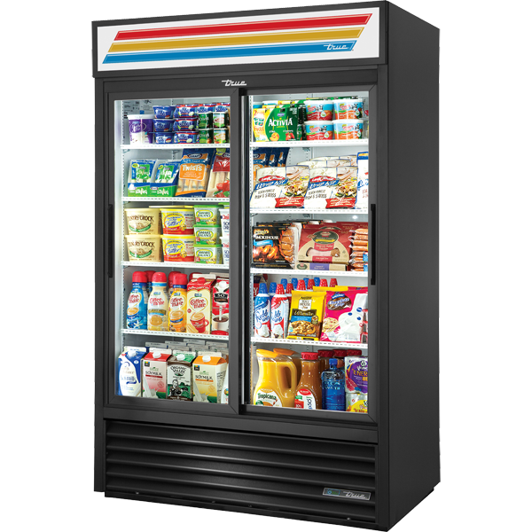 True GDM-45-HC-LD Glass Door Merchandiser, 45 cu.ft., LED