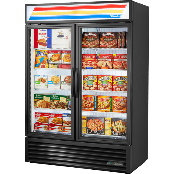 True GDM-49F-HC TSL01 Glass Door Freezer, 49 cu.ft.