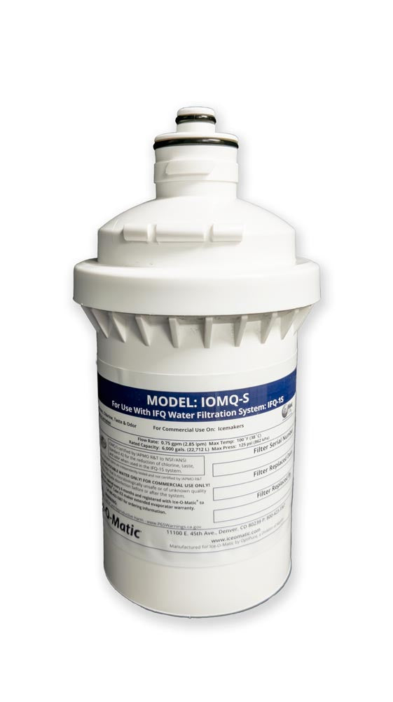 Ice-O-Matic IFQ1S Ice Filtration System, Single Cartridge, Standard Capacity, Scale Guard Protection, 1.5 GPM