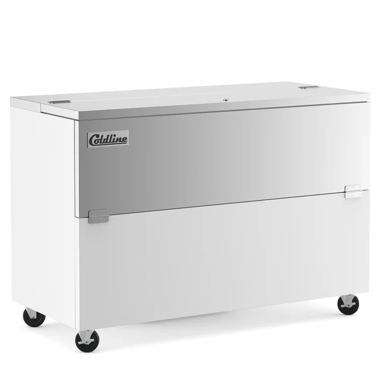 Coldline MC58 58 Inch 22.8 Cu. Ft. Two Door Refrigerated Chef Base 115V 33°F to 40°F
