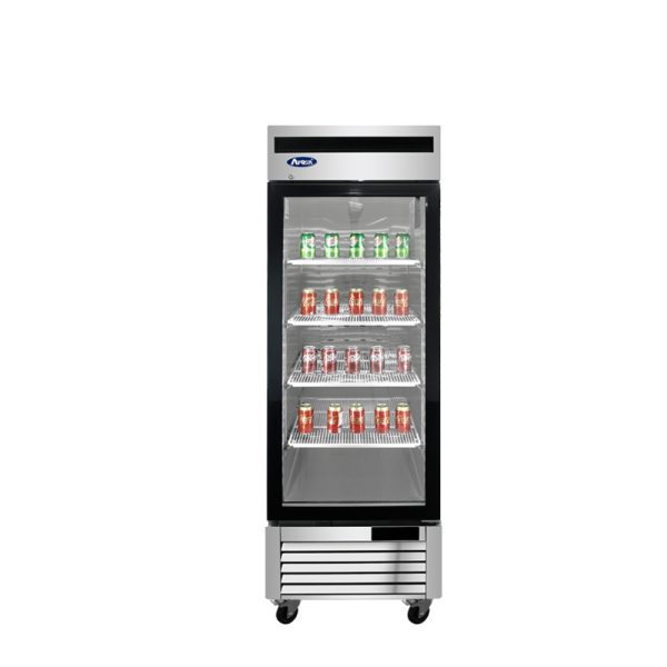 Atosa MCF8701GR Reach-In Glass Door Freezer 1 Door S/S In/Out