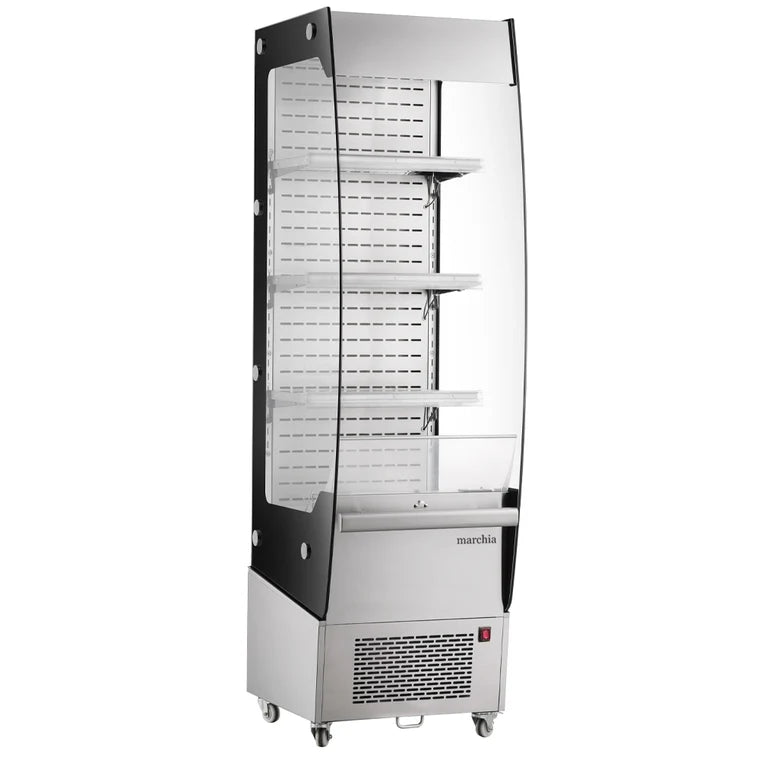 Marchia MDS220 19 Inch Open Air Cooler Grab and Go Refrigerator 36°F to 50°F