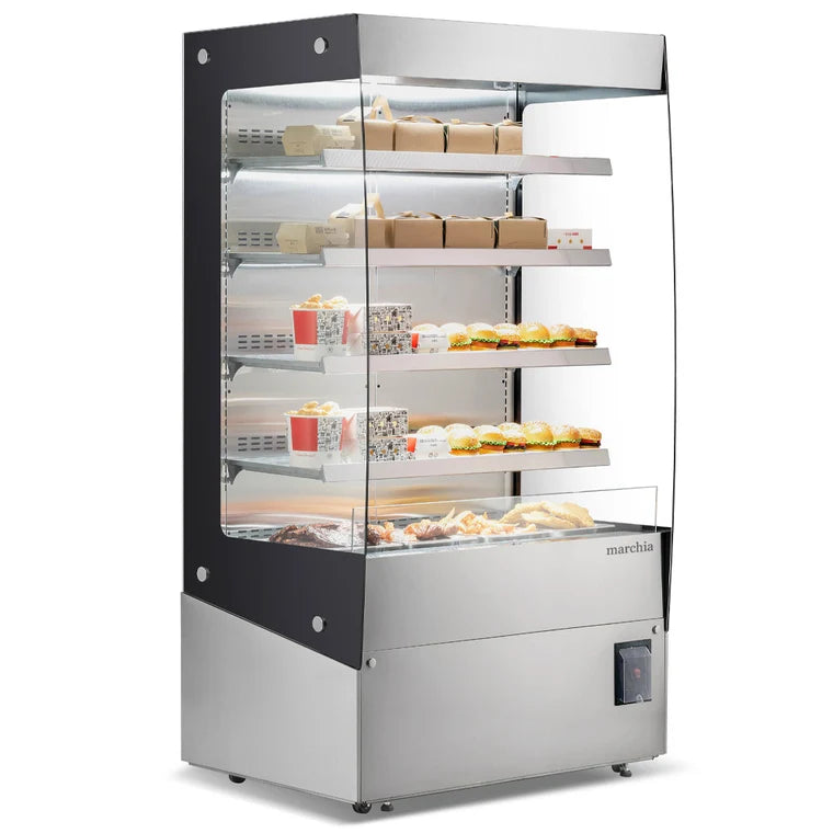 Marchia MHS1200 46 Inch 26.8 Cu. Ft. Open Heated Display Warming Case 220V