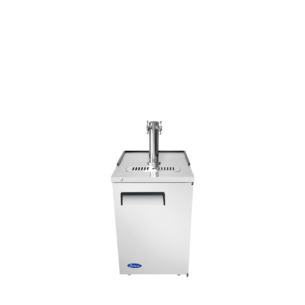 Atosa MKC23GR Keg Cooler 23 Inch Stainless Steel With 1 Dual Tap Tower