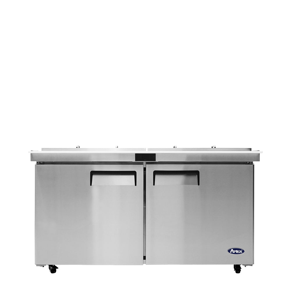 Atosa MSF8307GR-NTCV Mega Top Sandwich Prep Table 60 Inch With Night Cover
