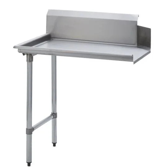 Prepline PCDT-36L Stainless Steel 30"D x 36"L Left Side Clean Dishtable