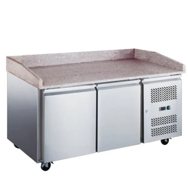 COLDLINE PDR-60 15.1 Cu.Ft. 60-Inch 2-Section Pizza Prep Table Refrigerator 33°F to 40°F