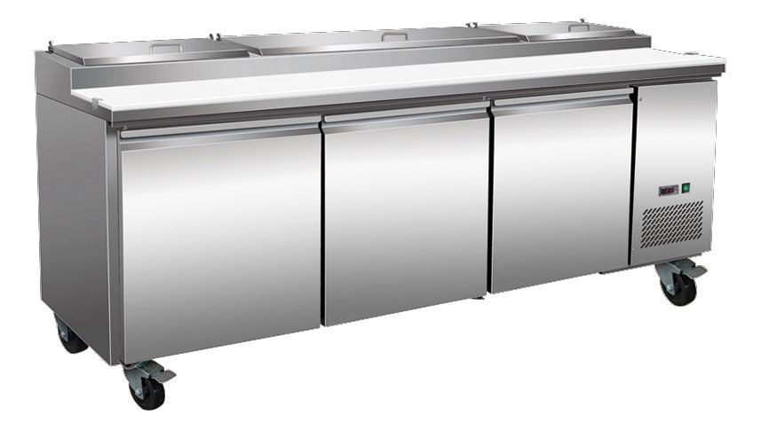 Serv-Ware PP93-12-HC Prep Table 94.2", 12 Pan