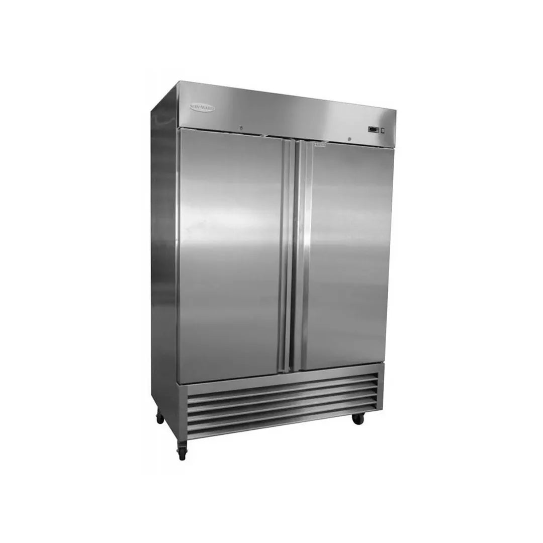 Serv-Ware RF2-HC** Reach-In Freezer 54", 2 Solid Doors, 49 cu.ft.