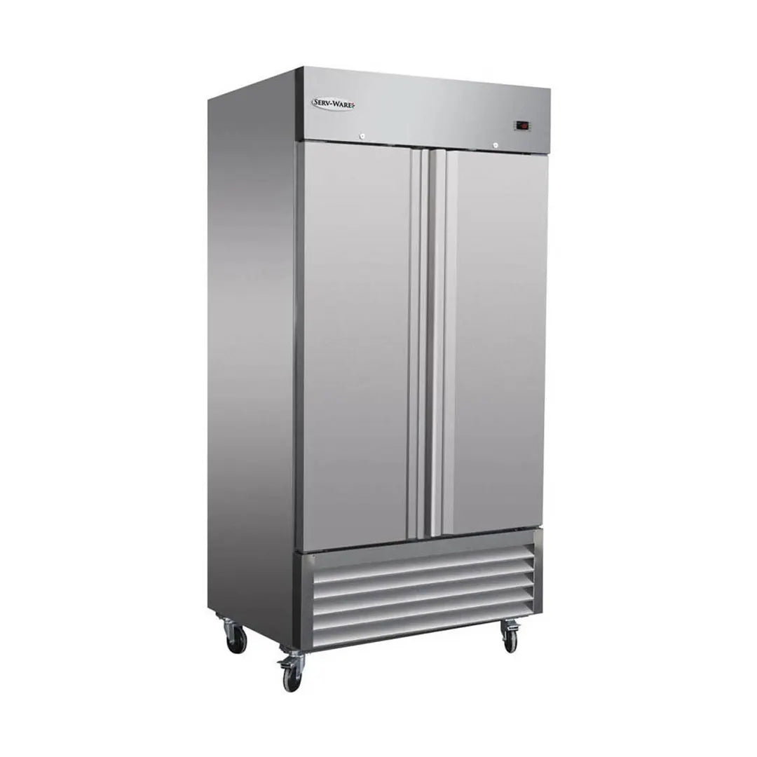 Serv-Ware RR2-35-HC Reach-In Refrigerator 39.5", 2 Solid Doors, 35 cu.ft.