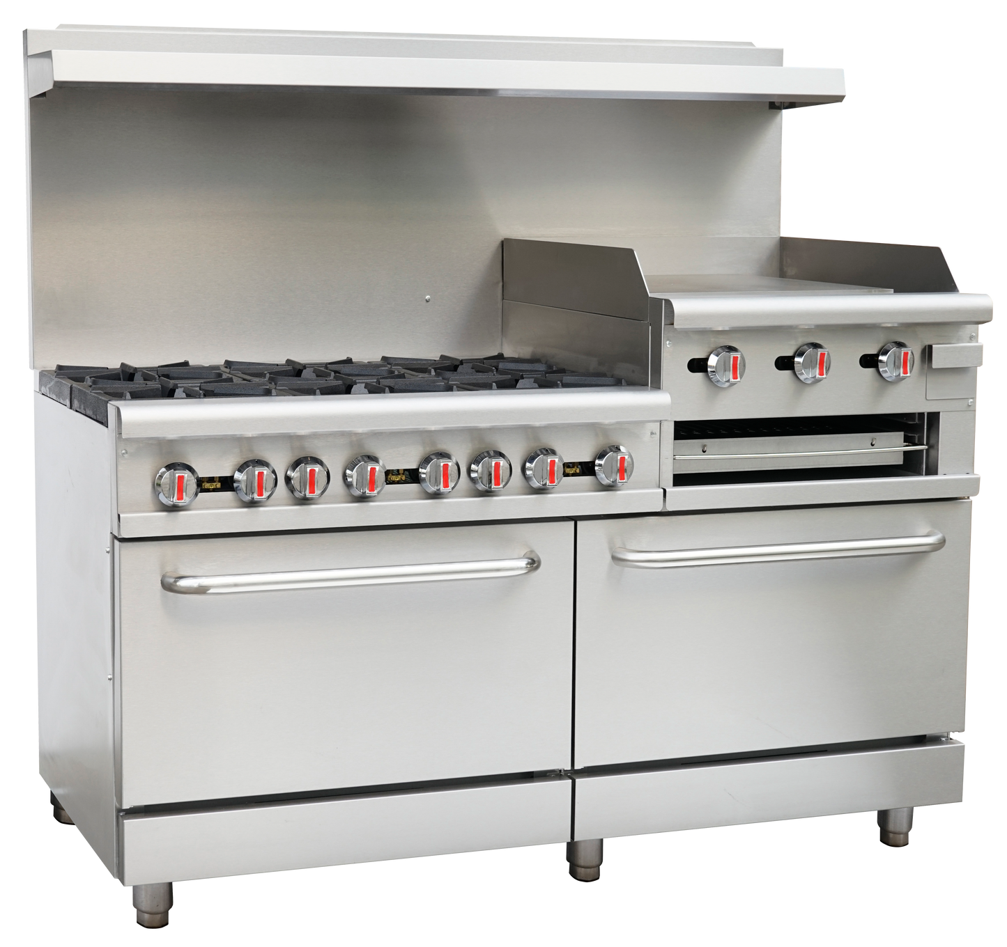 Serv-Ware SGR-6B-24RG Gas Griddle, 6 Burner