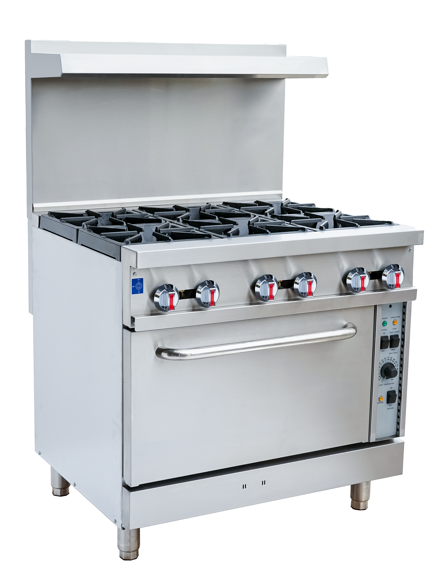Serv-Ware SGR-6B-C Gas Range 36", 6 Burner