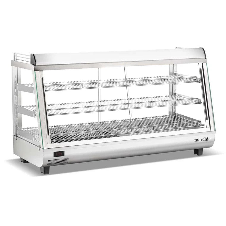 Marchia SHCC186 48" Countertop Pass-Through Heated Food Display Warmer Merchandiser