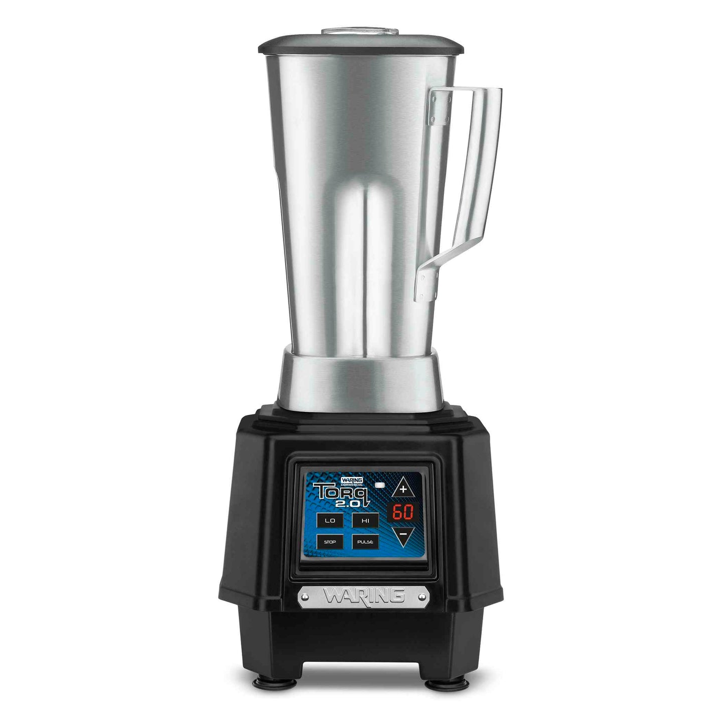 Waring TBB160S6 Torq 2.0 Commercial Blender with 64 oz. Stainless Steel Container and Electronic Touchpad Timer - 120V, 2 HP