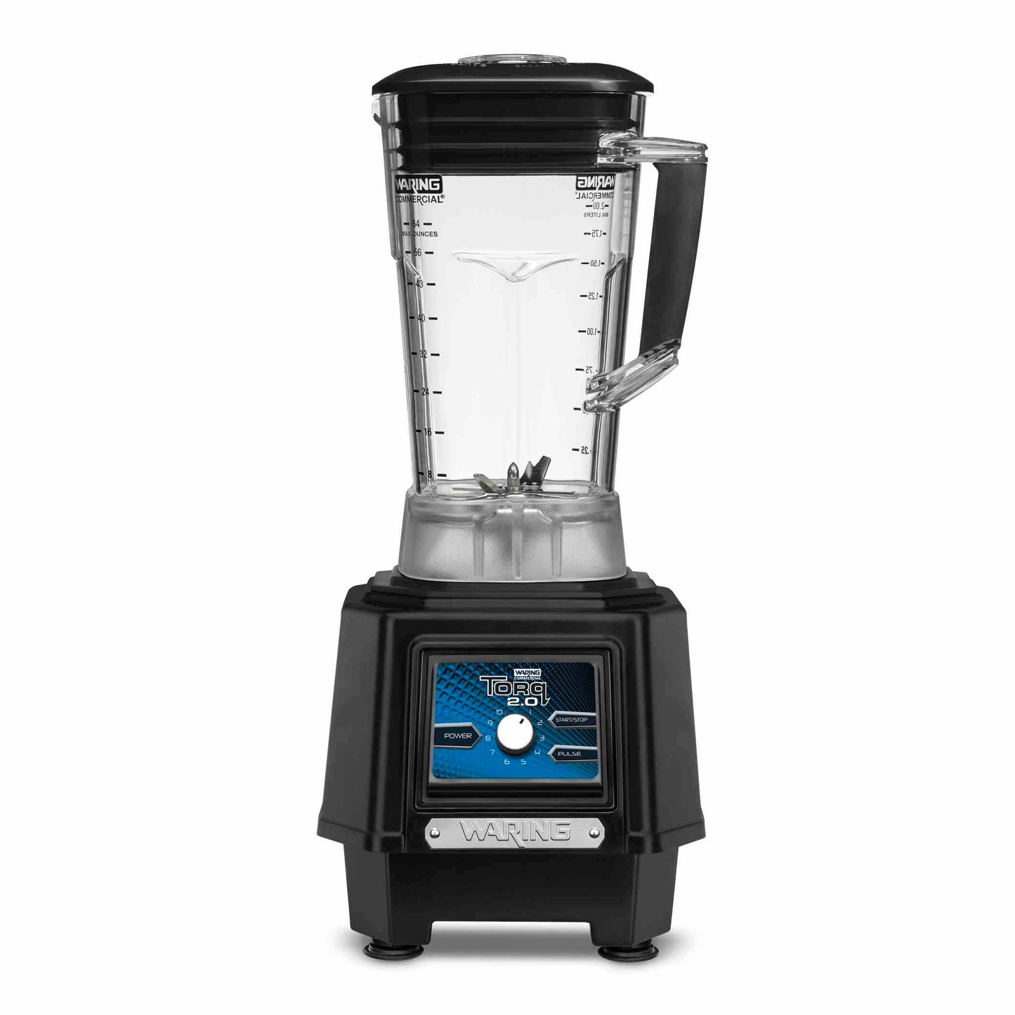 Waring TBB175P6 Torq 2.0 Commercial Blender with 64 oz. Stackable Copolyester Container and Variable Speed Dial Control - 120V, 2 HP