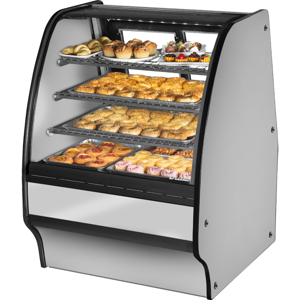 True TGM-DC-36-SC/SC-S-S Glass Door Merchandiser, Dry Case, 36", Stainless