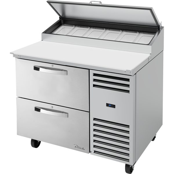 True TPP-AT-44D-2-HC SPEC3 Pizza Prep Table, 44", 2 Drawers, Spec Package