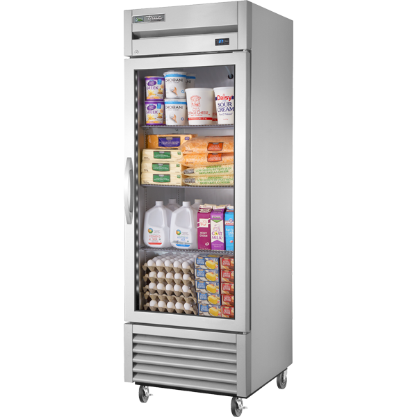 True TS-23G-HC FGD01 Transport Refrigerator, 23 cu.ft., Glass Door