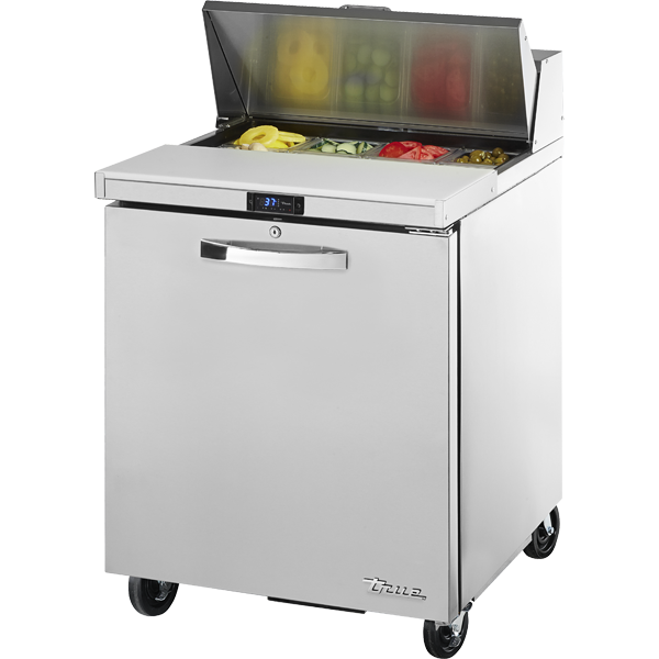True TSSU-27-08-HC SPEC3 Sandwich Salad Prep Table, 27", 8-Pan