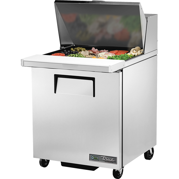 True TSSU-27-12M-C-HC Sandwich Salad Prep Table, 27", 12-Pan, Mega-Top