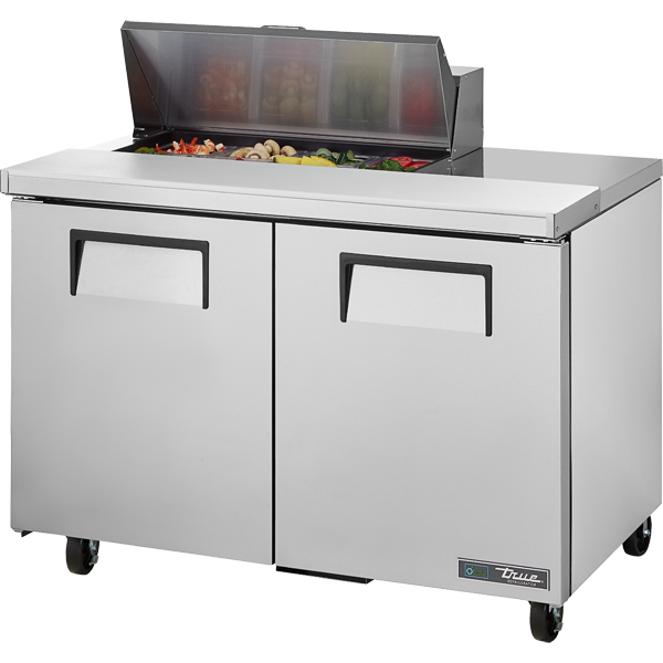 True TSSU-48-08-HC Sandwich Salad Prep Table, 48", 8-Pan