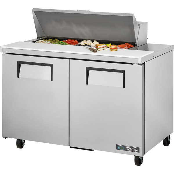 True TSSU-48-10-HC Sandwich Salad Prep Table, 48", 10-Pan