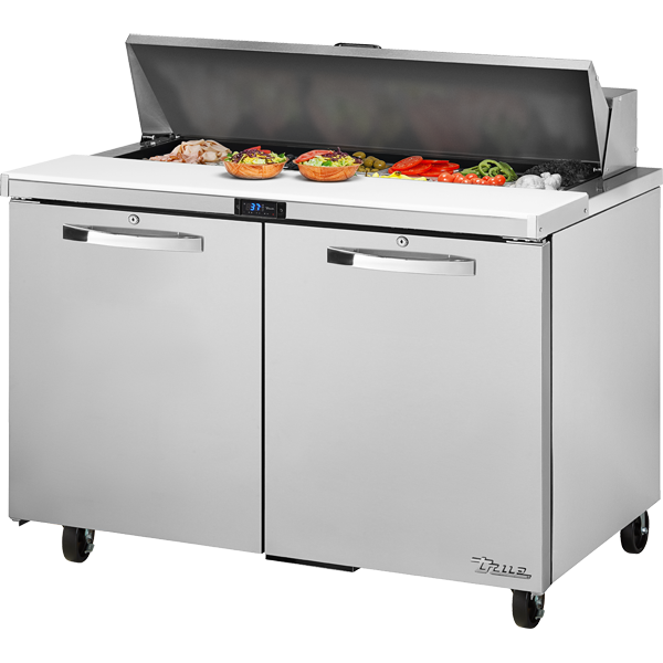 True TSSU-48-12-HC SPEC3 Sandwich Salad Prep Table, 48", 12-Pan