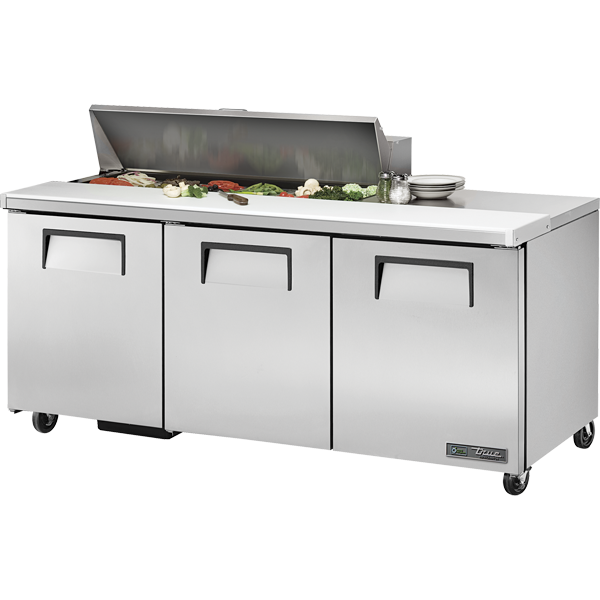 True TSSU-72-12-HC Sandwich Salad Prep Table, 72", 12-Pan