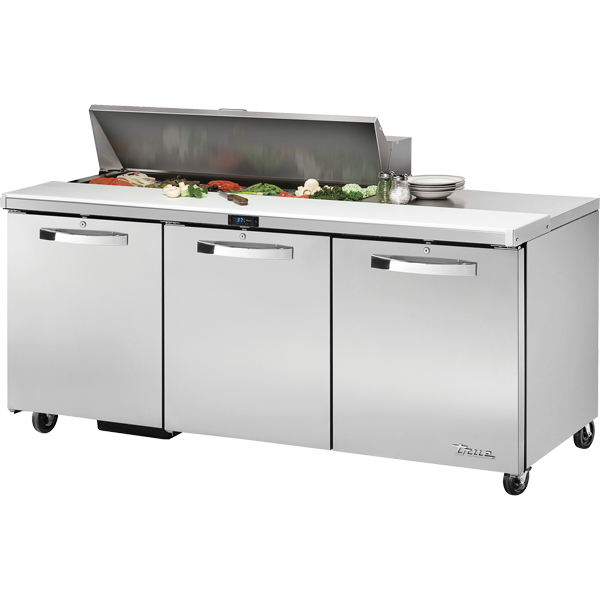 True TSSU-72-12-HC SPEC3 Sandwich Salad Prep Table, 72", 12-Pan