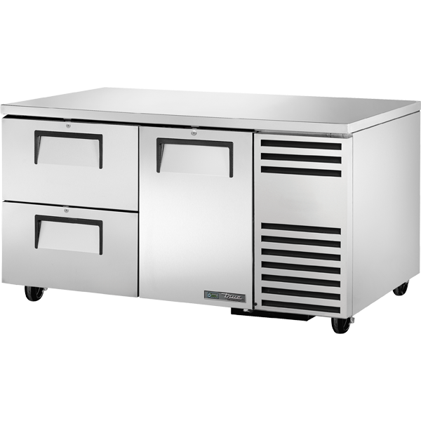 True TUC-60-32D-2-HC Undercounter Refrigerator, 60", 32" Deep, 2 Drawers