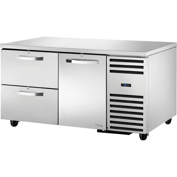 True TUC-60-32D-2-HC SPEC3 Undercounter Refrigerator, 60", 32" Deep, 2 Drawers