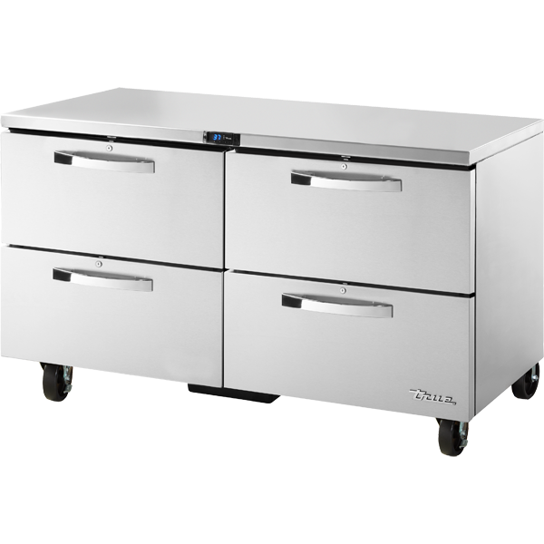 True TUC-60D-4-HC SPEC3 Undercounter Refrigerator, 60", 4 Drawers