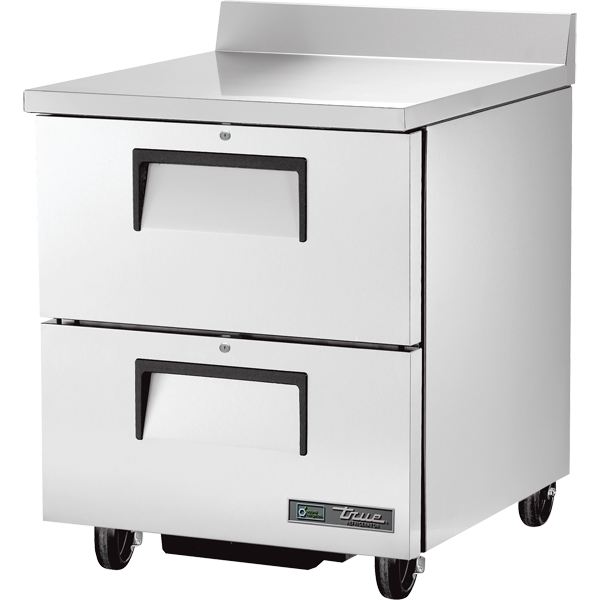True TWT-27D-2-HC Worktop Refrigerator, 27", 2 Drawers